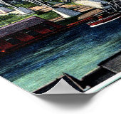 Haupt-Ave. Brücke, Cleveland, Ohio Vintage Postkar Poster (Ecke)