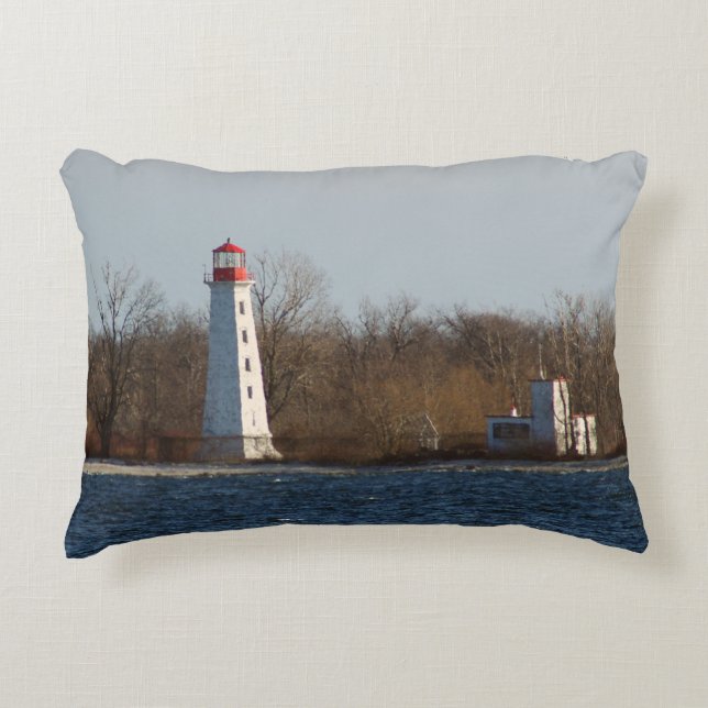 Haupt-Duck-Insel Helles Akzent Kissen (Vorderseite)