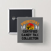 Haupt-Halloween-Steuerbeamter Button (Vorne & Hinten)