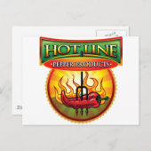 Haupt-Produkte für Hot Line Postkarte (Vorne/Hinten)