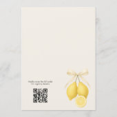 Haupt-Squeeze-Bogen-QR-Code-Junggesellinnen-Abschi Einladung (Rückseite)