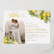 Haupt-Squeeze Citrus Boho Brautparty Foto