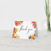 Haupt-Squeeze-Citrus-Brautparty Danke-Karte Dankeskarte (Vorderseite)