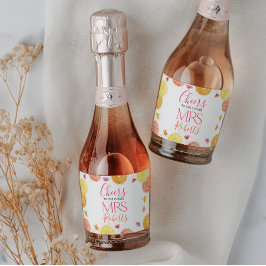 Haupt-Squeeze-Citrus-Brautparty Danke-Karte Schaumweinetikett