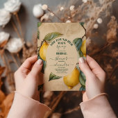 Haupt Squeeze Citrus Brautparty Lemon Bright Einladung