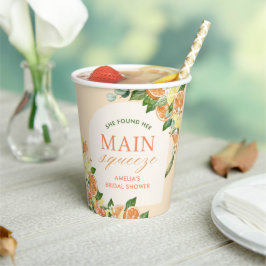 Haupt-Squeeze-Citrus-Brautparty Pappbecher