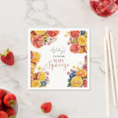 Haupt-Squeeze-Citrus-Brautparty Serviette (Beispiel)