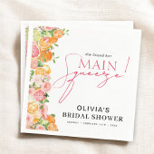 Haupt-Squeeze-Citrus-Brautparty Serviette