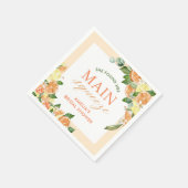 Haupt-Squeeze-Citrus-Brautparty Serviette (Ecke)