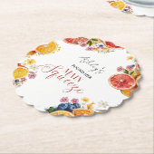 Haupt-Squeeze-Citrus-Brautparty Untersetzer (angewinkelt)