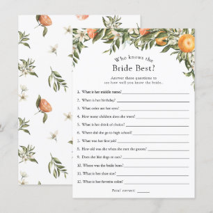 Haupt Squeeze Citrus, die die Bride besten Spiel k Einladung