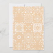 Haupt-Squeeze Citrus Orange Summer Brautparty Einladung (Rückseite)