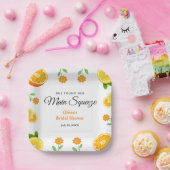 Haupt-Squeeze Citrus Summer Lemon Brautparty Pappteller (Party)