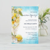 Haupt Squeeze Cocktail Italien Brautparty Einladung (Stehend Vorderseite)