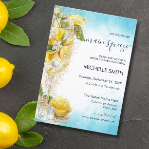 Haupt Squeeze Cocktail Italien Brautparty Einladung