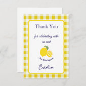 Haupt squeeze Dankeschön-Karte Kinder Geburtstag Dankeskarte (Vorne/Hinten)