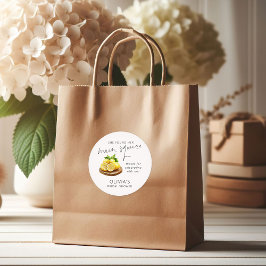 Haupt Squeeze Lemon Brautparty Vielen Dank Runder Aufkleber