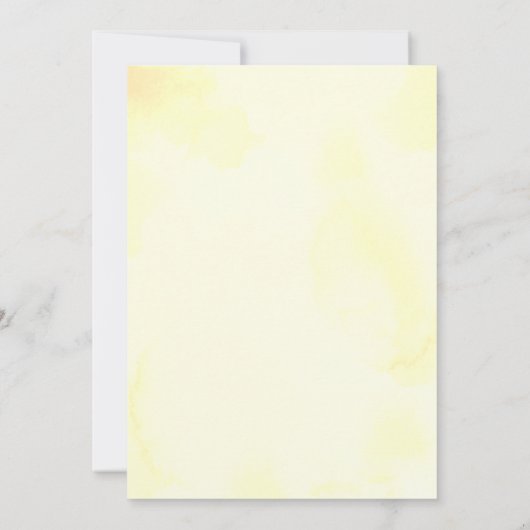 Haupt-Squeeze Lemon Citrus Brautparty Einladung (Rückseite)