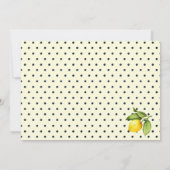 Haupt-Squeeze-Lemons-Brautparty Einladung (Rückseite)