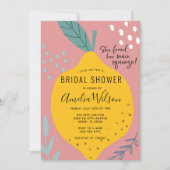 Haupt-Squeeze-Lemons-Brautparty Einladung (Vorderseite)