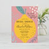 Haupt-Squeeze-Lemons-Brautparty Einladung (Stehend Vorderseite)