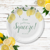 Haupt-Squeeze-Lemons-Brautparty Pappteller