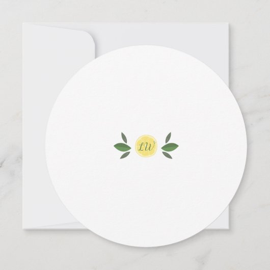 Haupt Squeeze Lemons Spaß Brautparty Einladung (Rückseite)