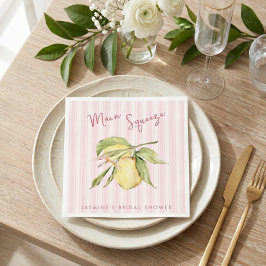 Haupt-Squeeze-Limonen-Junggesellinnen-Abschied  Serviette