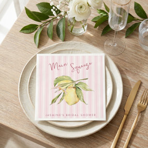 Haupt-Squeeze-Limonen-Junggesellinnen-Abschied Serviette