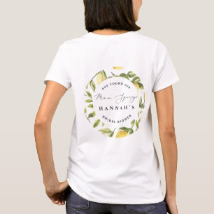 Haupt-Squeeze-Limonen-Mittelmeer-Junggesellinnen-A T-Shirt