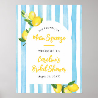 Haupt-Squeeze-Sommer-Limonen-Junggesellinnen-Absch Poster