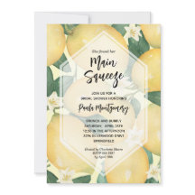 Haupt-Squeeze-Zitronen und Grünes Brautparty