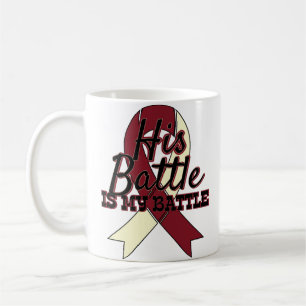 Haupt- und Hals-Krebs-Bewusstseins-Kaffee-Tasse Kaffeetasse
