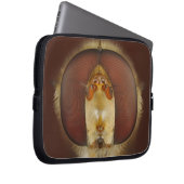 Haupt- und Verbundaugen einer Schwebeflug-Fliege Laptopschutzhülle (Vorne Rechts)