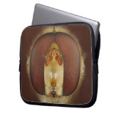 Haupt- und Verbundaugen einer Schwebeflug-Fliege Laptopschutzhülle (Vorderseite Links)