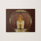 Haupt- und Verbundaugen einer Schwebeflug-Fliege Puzzle (Horizontal)