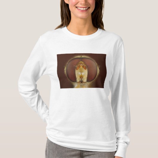 Haupt- und Verbundaugen einer Schwebeflug-Fliege T-Shirt (Vorderseite)