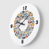 Haupt-Zimmeruhr Große Wanduhr (Winkel)