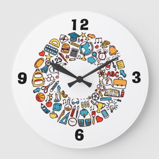 Haupt-Zimmeruhr Große Wanduhr (Vorderseite)