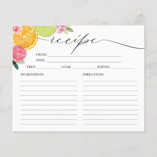 Haupt-Zitrusfrüchtekrebskarten für Zitrusfrüchte-B (Vorderseite)