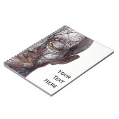 Hauptadern und Muskeln Notizblock (Linke Seite)