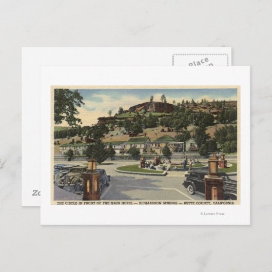 Hauptansicht des Hotels Richardson Springs Postkarte (Vorne/Hinten)