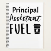 Hauptassistent brennt lustigen Kaffee Planer (Vorderseite)