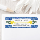 Hauptaufkleberadresse für tropische Zitronen (Insitu)