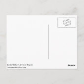 Hauptbahnhof", Antwerpen, Belgien Postkarte (Rückseite)