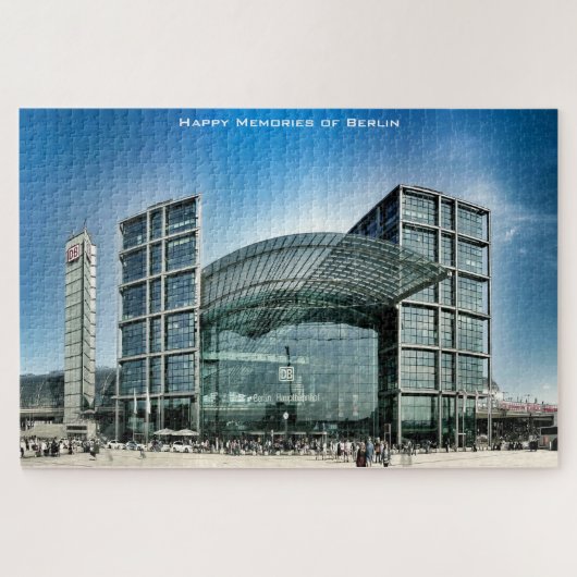 Hauptbahnhof Berlin Deutschland Jigsaw Puzzle (Horizontal)