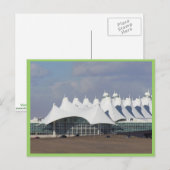 Hauptbahnhof Denver International Airport Postkarte (Vorne/Hinten)