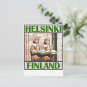 Hauptbahnhof, Helsinki Postkarte (Stehend Vorderseite)