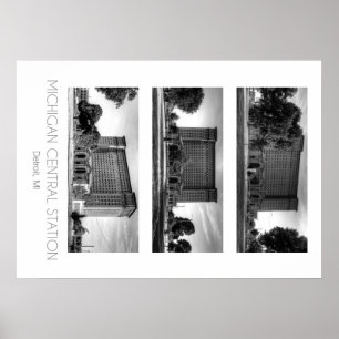 Hauptbahnhof Michigan Poster