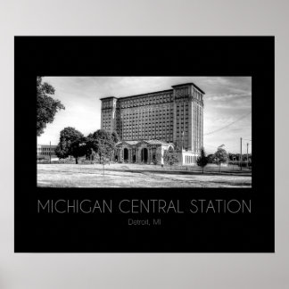 Hauptbahnhof Michigan Poster